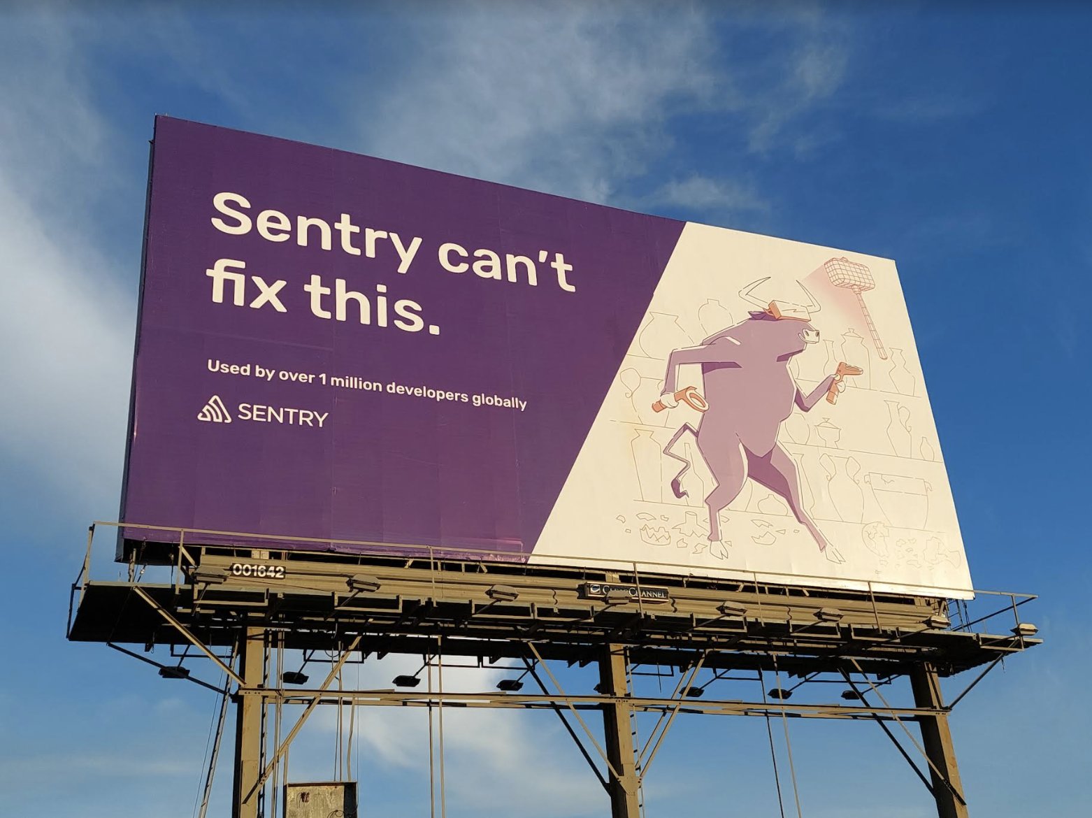 Sentry's First Billboard Campaign