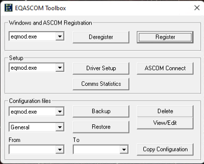 EQASCOM Toolbox