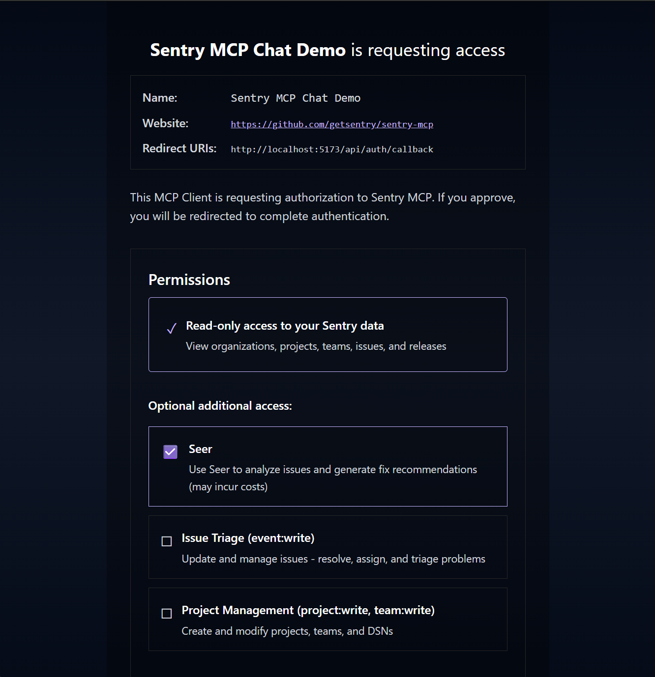MCP Auth with Scopes